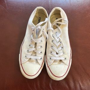 Converse, White All Star, Size 8